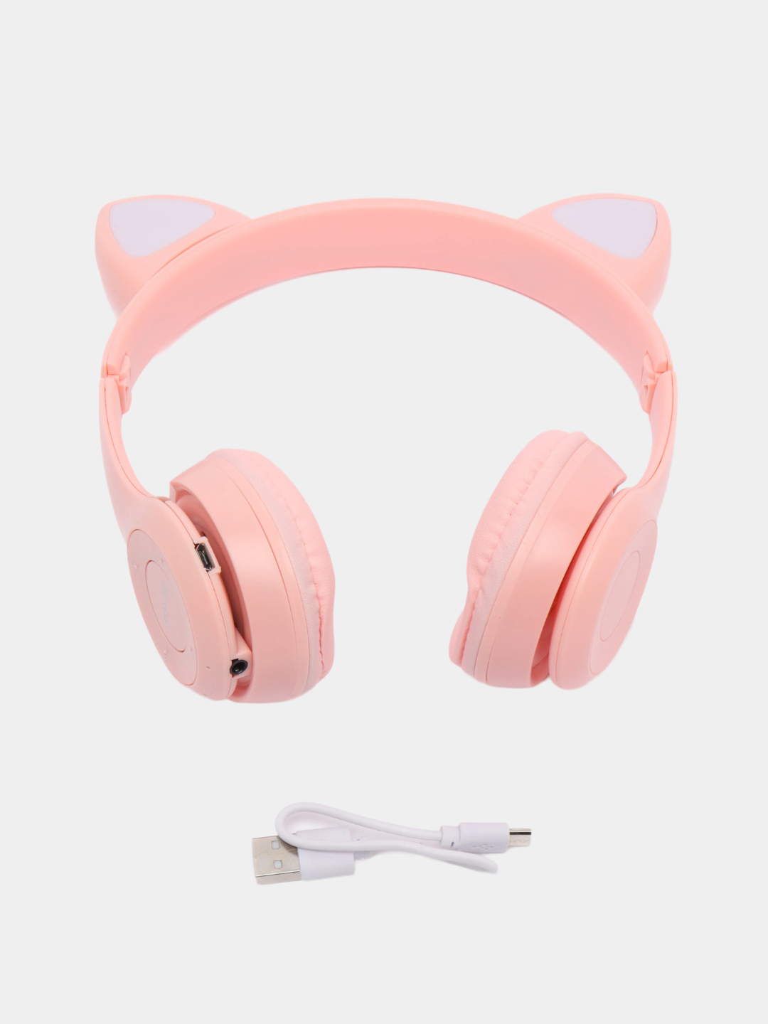 Беспроводные наушники Cat Ear Bluetooth, детские, со светящимися ушками ...