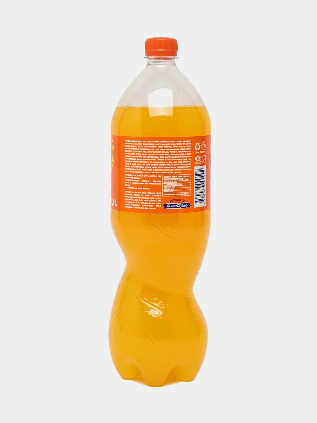 Gazlangan ichimlik <b>Fanta</b> Apelsin, 1.5 litr.