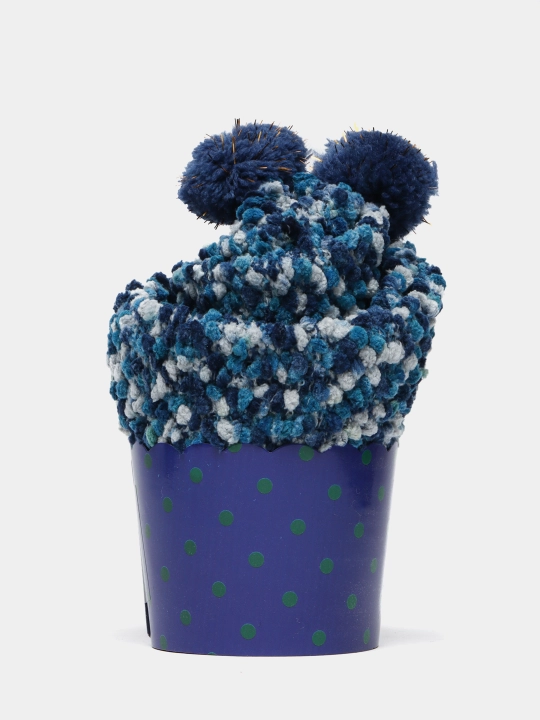 Cupcake uslubidagi yangi yil issiq paypoqlari, yangi yil sovg‘asi, qizlar va yaqinlar uchun