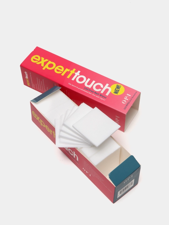 Безворсовые салфетки в коробке Expert Touch Nail Wipes