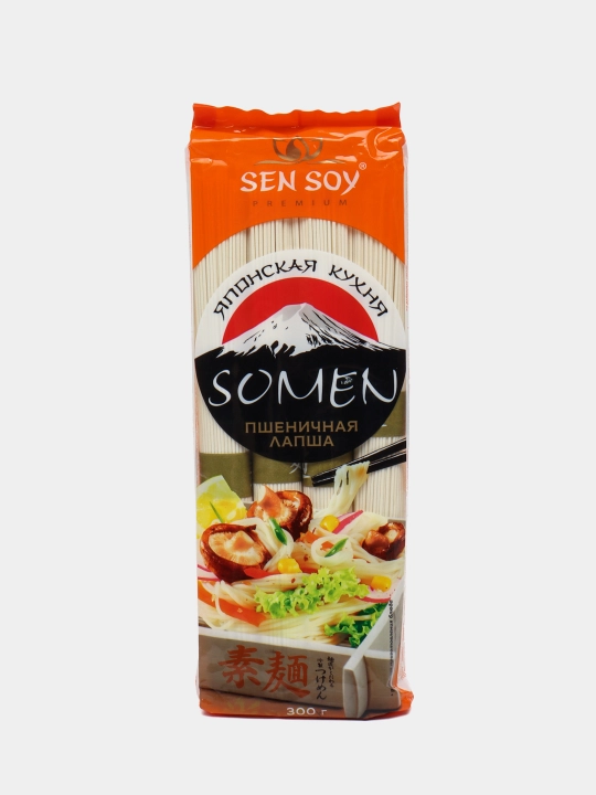 Лапша пшеничная Sen Soy Somen, 300 г - 
