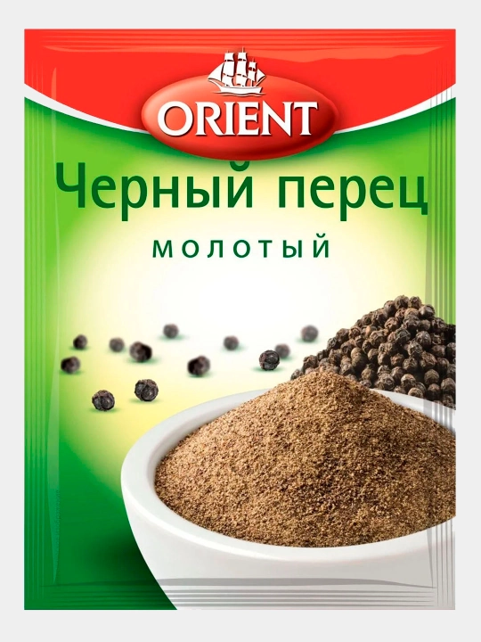 Черный перец молотый Orient, 10 г