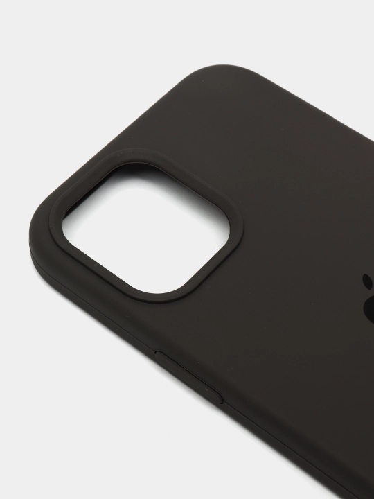 Silicone Case iPhone 12 Pro, 12, 12 Pro Max, 12 Mini, iphone 11 uchun, baxmal qoplamali