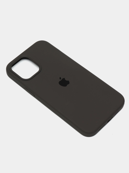 Silicone Case iPhone 12 Pro, 12, 12 Pro Max, 12 Mini, iphone 11 uchun, baxmal qoplamali