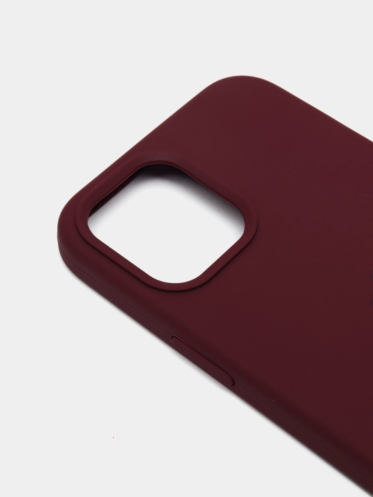 Чехол Silicone Case с бархатной подкладкой для iPhone 11, 12 Pro, 12, 12 Pro Max, 12 Mini