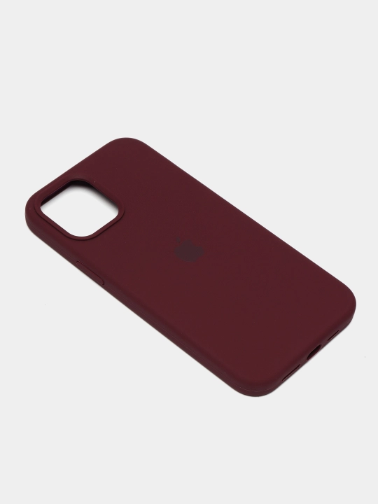 Чехол Silicone Case с бархатной подкладкой для iPhone 11, 12 Pro, 12, 12 Pro Max, 12 Mini