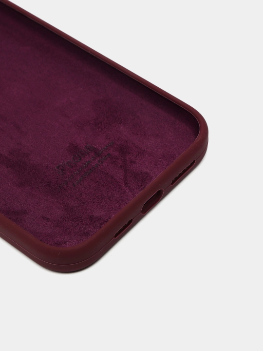 Чехол Silicone Case с бархатной подкладкой для iPhone 11, 12 Pro, 12, 12 Pro Max, 12 Mini