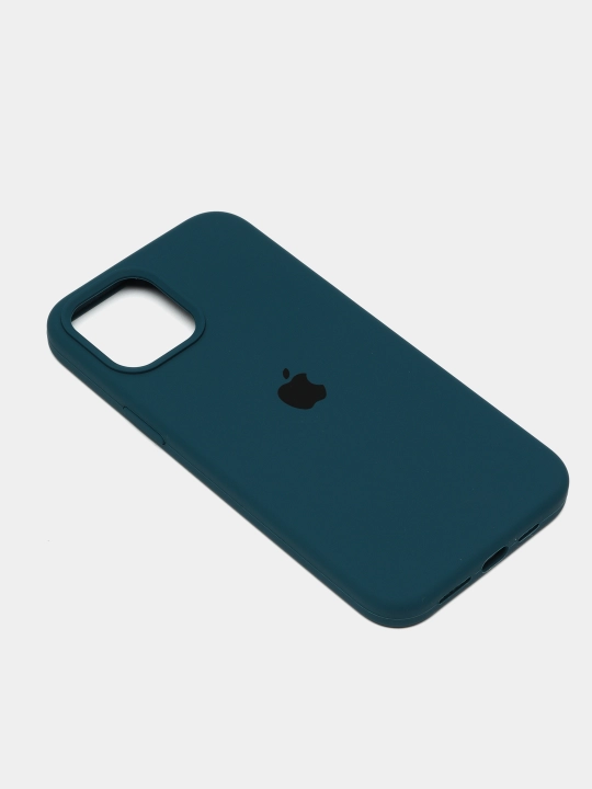 Чехол Silicone Case с бархатной подкладкой для iPhone 11, 12 Pro, 12, 12 Pro Max, 12 Mini