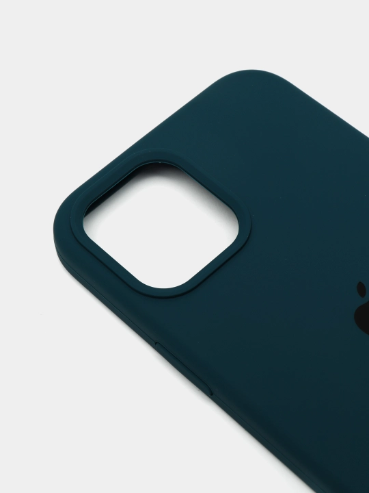 Чехол Silicone Case с бархатной подкладкой для iPhone 11, 12 Pro, 12, 12 Pro Max, 12 Mini