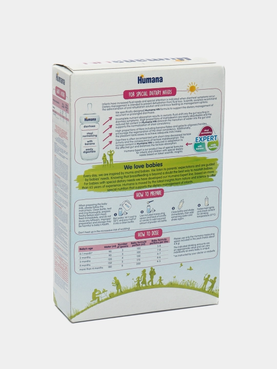Sut quruq aralashmasi Humana NN Expert 300 g
