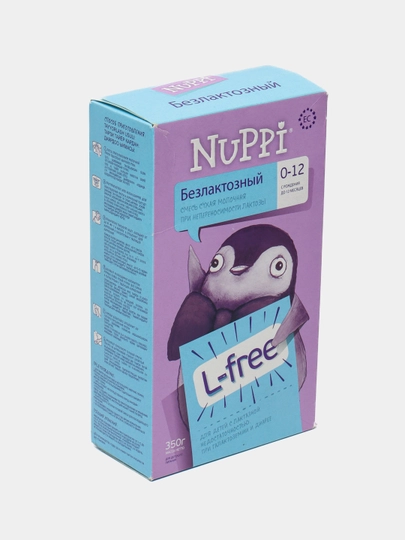 Смесь молочная Nuppi, безлактозный, 350 г — MUSTARD-P01B508