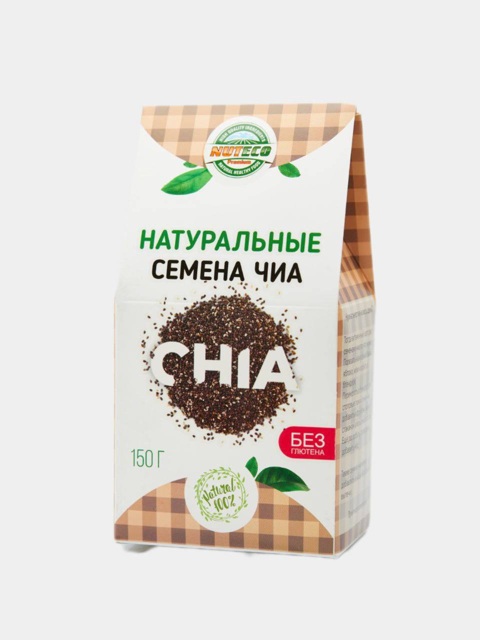 Купить Натуральные семена чиа NutEco Premium, 150 гр за 55000 сум с ...