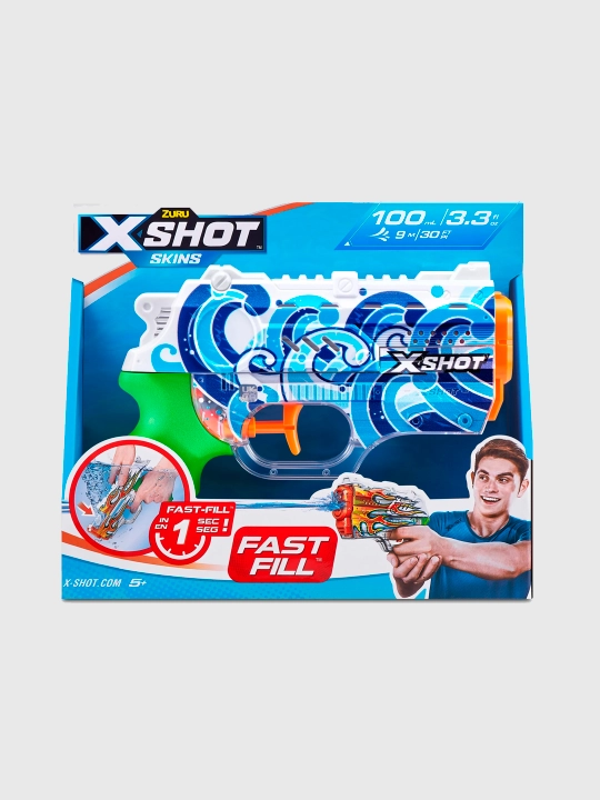 Водный бластер Zuru 11853A X-Shot Water Fast-Fill Skins Nano Hydra - 