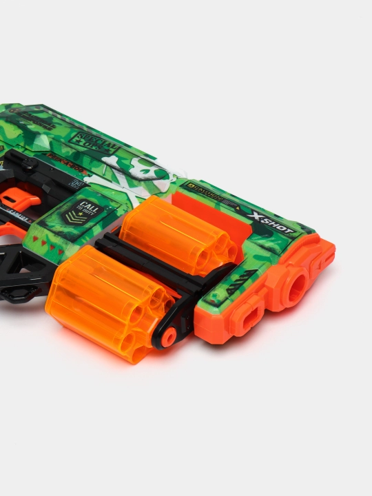 Бластер Zuru 36517D X-Shot Skins Dread Dart Camo, 12 дротиков