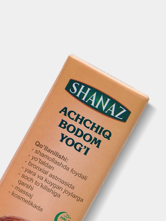 Achchiq bodom yog'i Shanaz, 100 ml