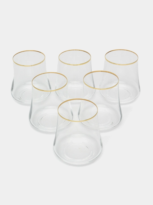 Набор бокалов Schafer Xtra Water Glass 6 шт, золотистый - 
