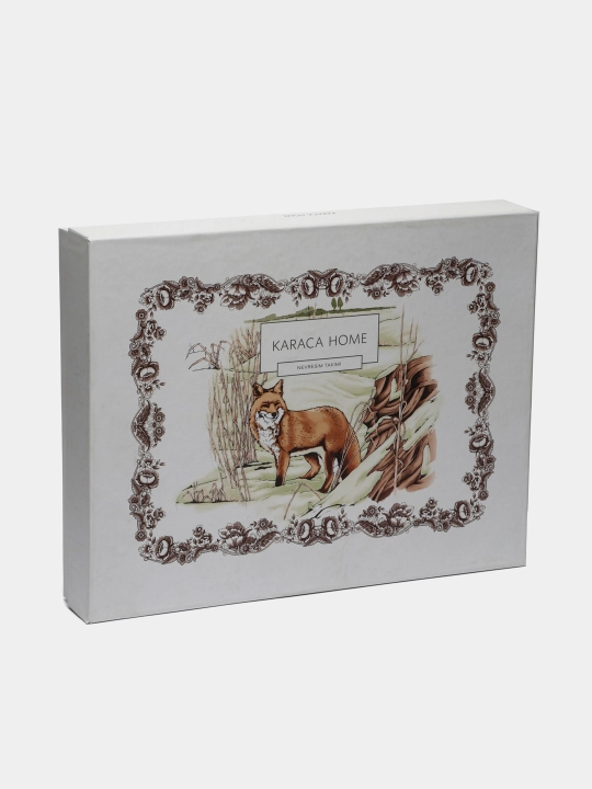 Комплект постельного белья KARACA HOME LEGEND GROVE KAHVERENGI CIFT