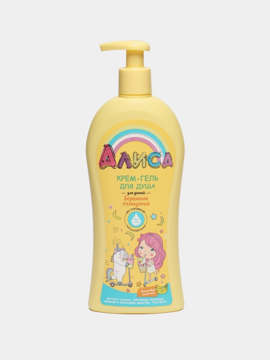 Krem-gel dush uchun Алиса, yumshoq tozalash, 350 ml - 