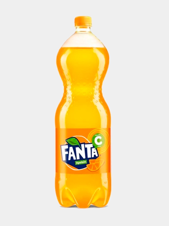 Газированный напиток Fanta orange, 1 л - 