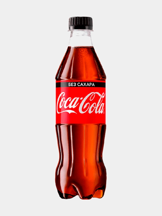Gazlangan ichimlik Coca-Cola, shakarsiz, 500 ml - 