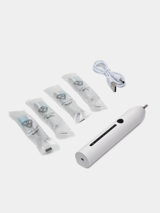 Электрическая зубная щетка X7, звуковая, 6 режимов, 4 насадки