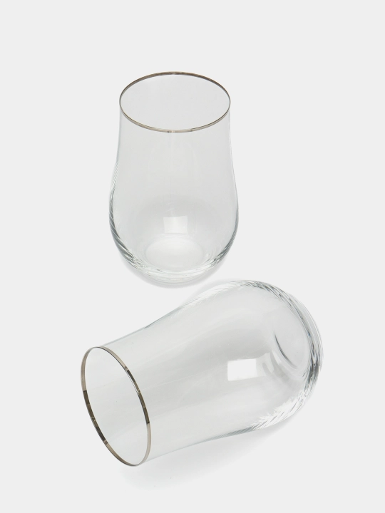 Набор стаканов "Schafer Tulipa Soft Drink Glass", 6 шт, платина