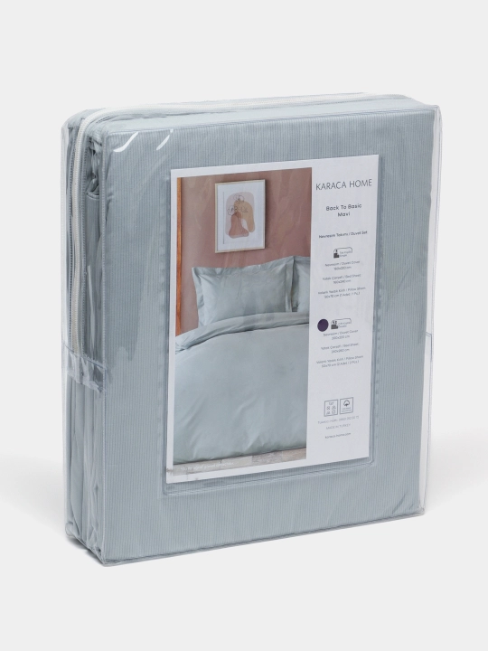 Комплект постельного белья Karaca Home Back To Basic A.Mavicift Ks