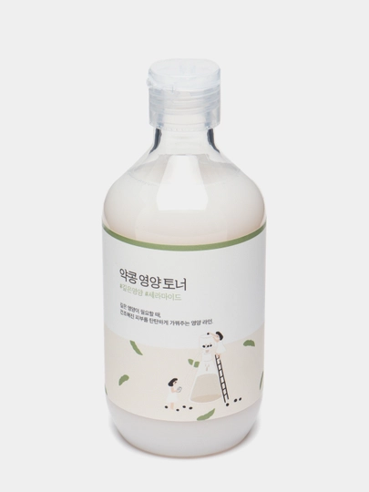 Питательный соевый лифтинг тонер для сухой кожи Round Lab Soybean Nourishing Toner, 300 мл - 