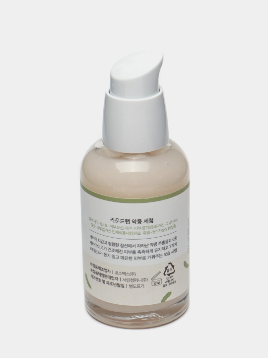 Qarishga qarshi ta'sirga ega soya oziqlantiruvchi zardobi Round Lab Soybean Serum, 50 ml