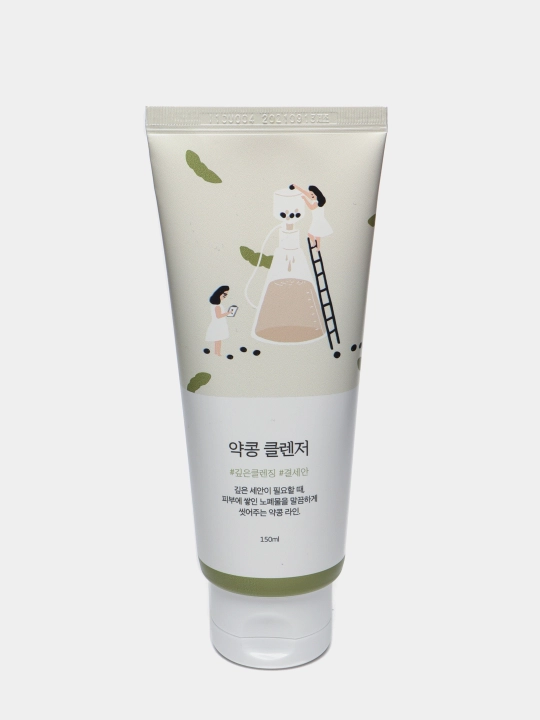 Питательная пенка против черных точек Round Lab Soybean Cleanser, 150 мл - 