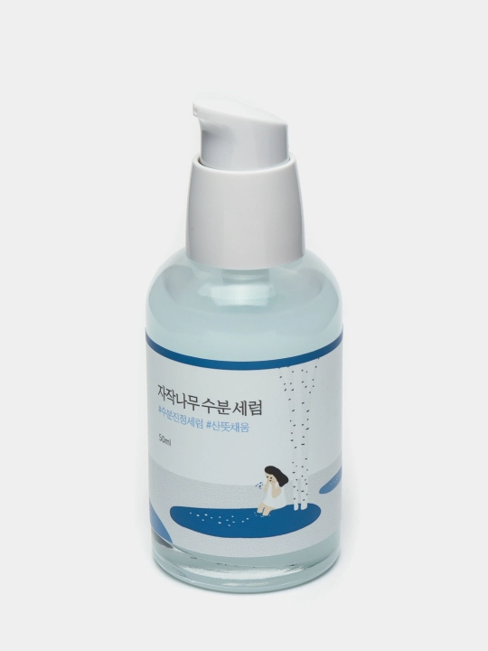 Ультраувлажняющая успокаивающая сыворотка Round Lab Birch Juice Moisturizing Serum, 50 мл - 