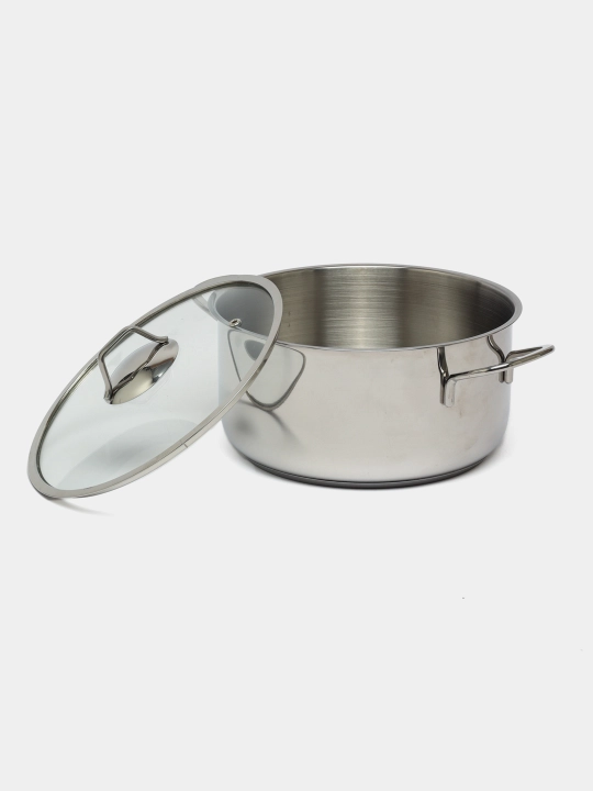 Кастрюля SCHAFER HELD STEEL POT, NOX, 24 см, 2 шт