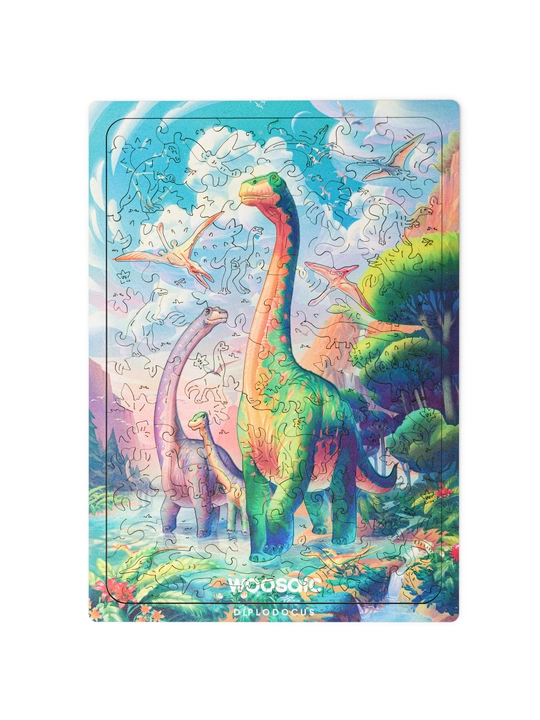 Jumboq 3D rasm, o'lchagich, ichki bezak uchun Diplodocus Unidragon