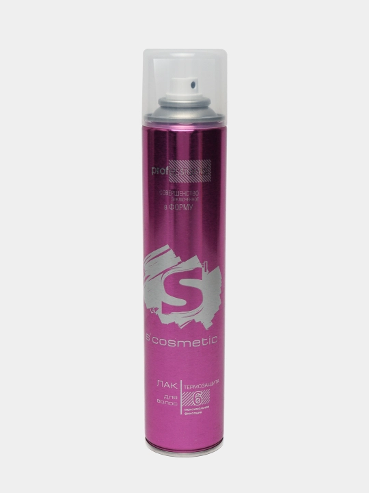 Лак для волос S'cosmetic, термозащита, 360 мл - 