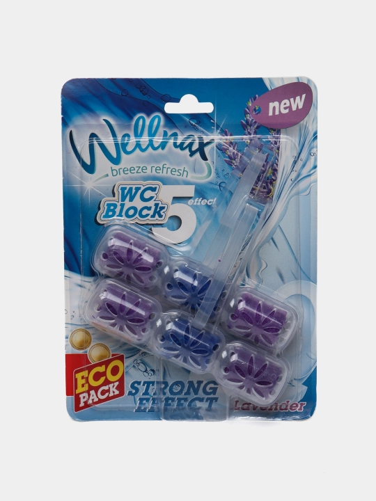Блок ободок Wellnax Lavender для туалета