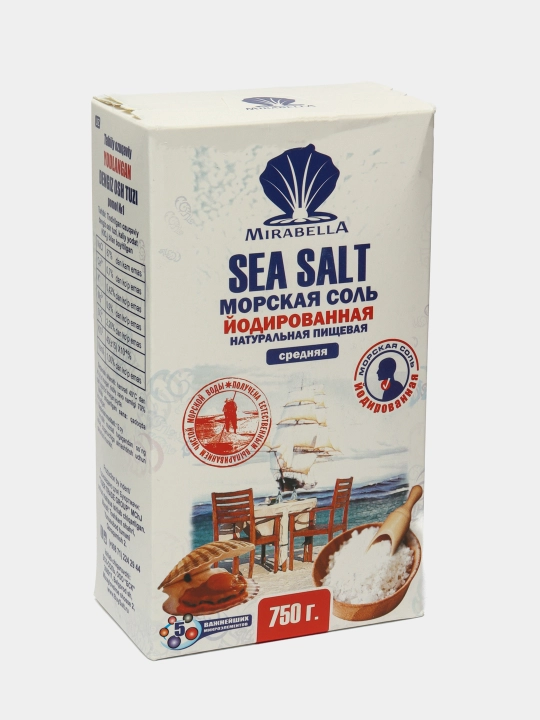 Dengiz tuzi Mirabella o'rtacha, 750 g