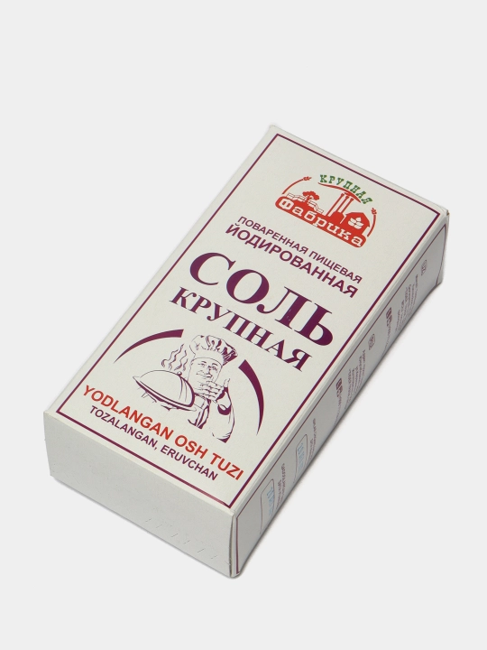 Yodlangan tuz Fabrika, yirik, 900 g