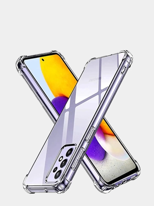 Противоударный силиконовый чехол для Samsung A20, A30, A30s, A32, A50, A50s, A52, A71, A72