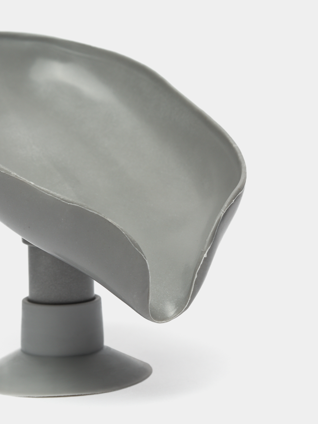 Мыльница лепесток, со сливом, на присоске, держатель для мыла и губки ...