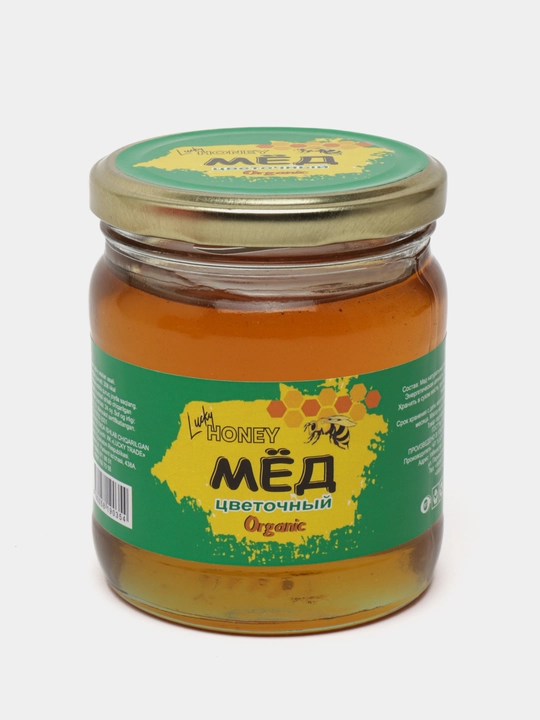 Натуральный мёд Lucky Honey Цветочный, 500 гр - 