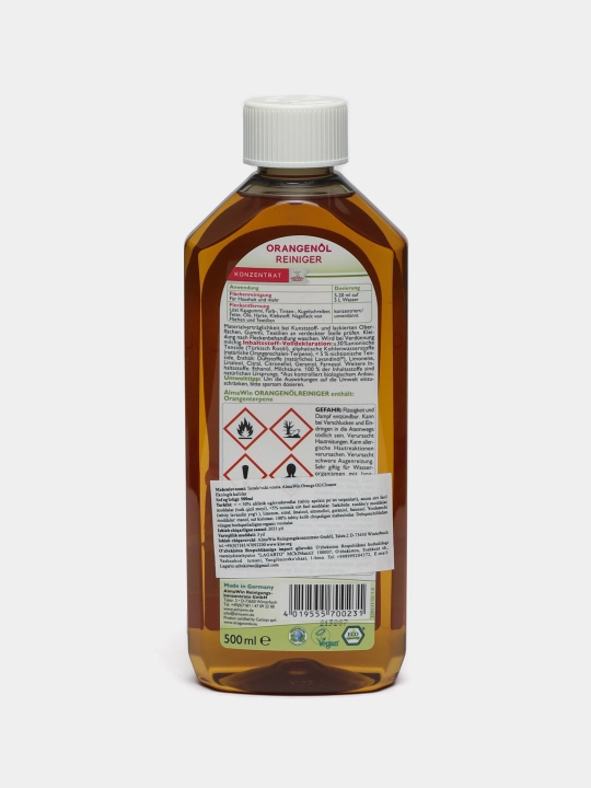 Чистящее средство на основе апельсинового масла AlmaWin Orange Oil, органическое, 500 мл