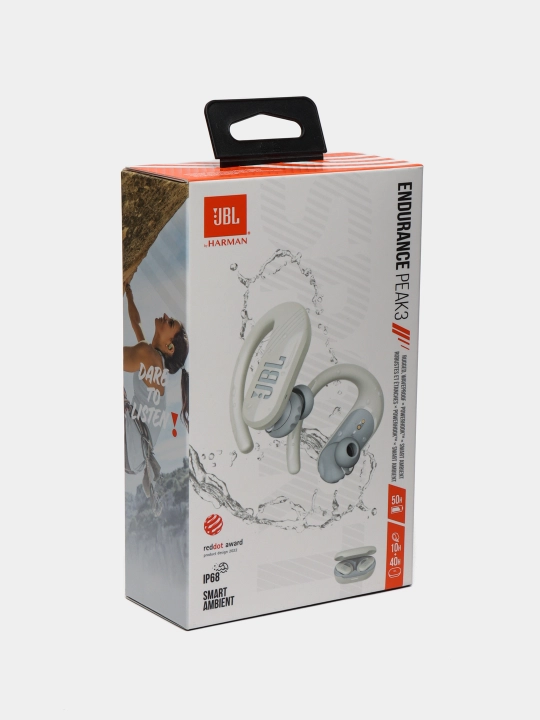 Simsiz sport quloqchinlari JBL Endurance Peak iII TWS, suvga chidamli