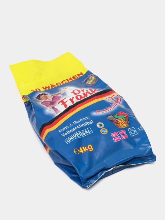 Qo'lda va avtomatik konsentrlangan kir yuvish kukuni Dr. Frank, 60 ta yuvish, 4 kg