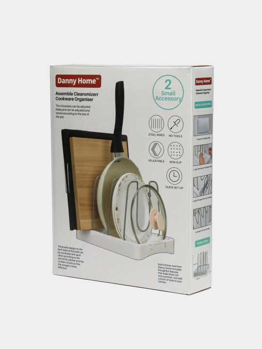 Organayzer Homezaza DH3222 idish-tovoq uchun, plastikdan qilingan