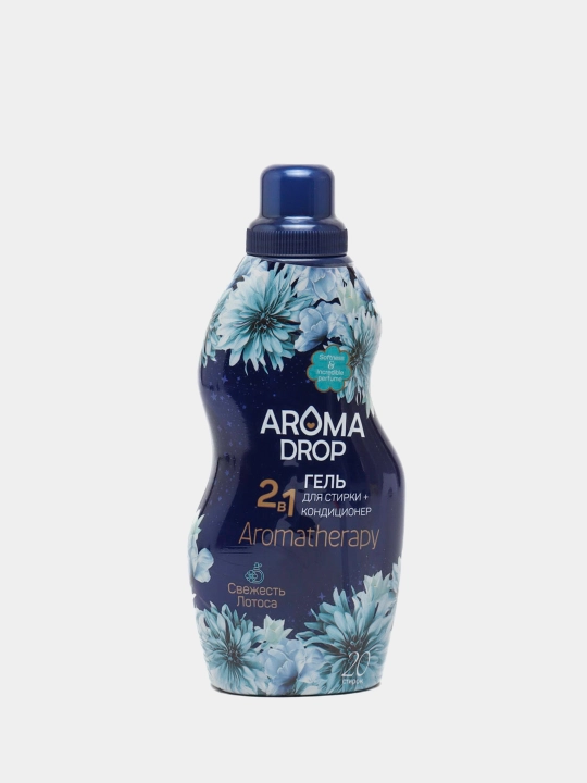 Kir yuvish uchun gel Aroma Drop 1da2, lotusning yangiligi, 1 l
