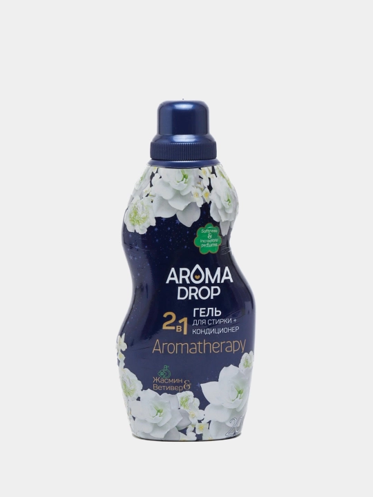 Kir yuvish uchun gel Aroma Drop, 2tasi 1da jasmin va vetiver, 1 l
