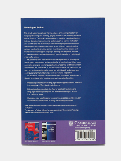 Meaningful Action: Earl Stevick's Influence on Language Teaching, Jane Arnold, Tim Murphey