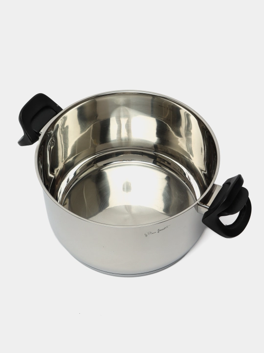 Стальная кастрюля с крышкой для сцеживания Lamart LT1206