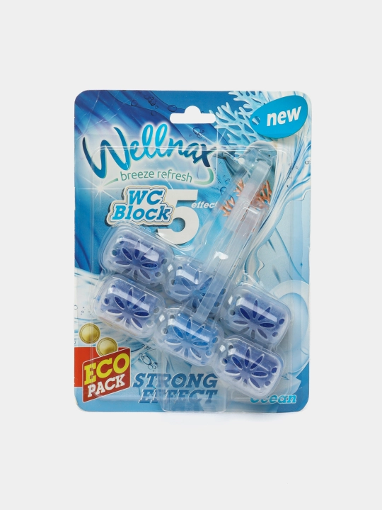 Блоки для туалета Wellnax океан, 2 х 57 г - 