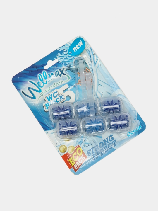 Блоки для туалета Wellnax океан, 2 х 57 г